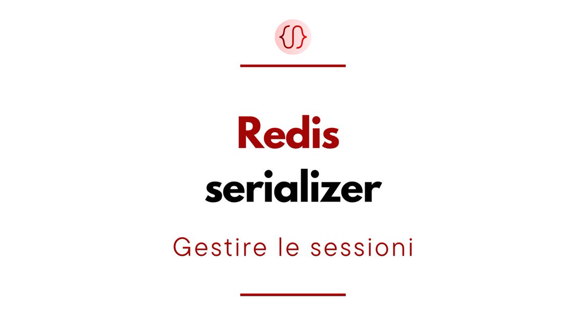 theredcode_it's tweet image. Nella prima puntata abbiamo visto come sfruttare #Redis come session store all'interno di #Spring...
➡ Ma come fare per associare l'utente ad una sessione specifica? Scopriamo #Redis Serializer!
🖋 A cura di Luigi Fùgaro (Foo)
🔗 theredcode.it/devops/redis-s…
