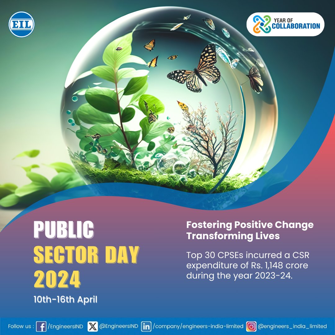 Central Public Sector Enterprises have played a crucial role in bolstering the socio-economic infrastructure of the nation via grassroots-level initiatives in varied social and environmental projects. In collaboration with NGOs, Government Bodies and other development bodies,