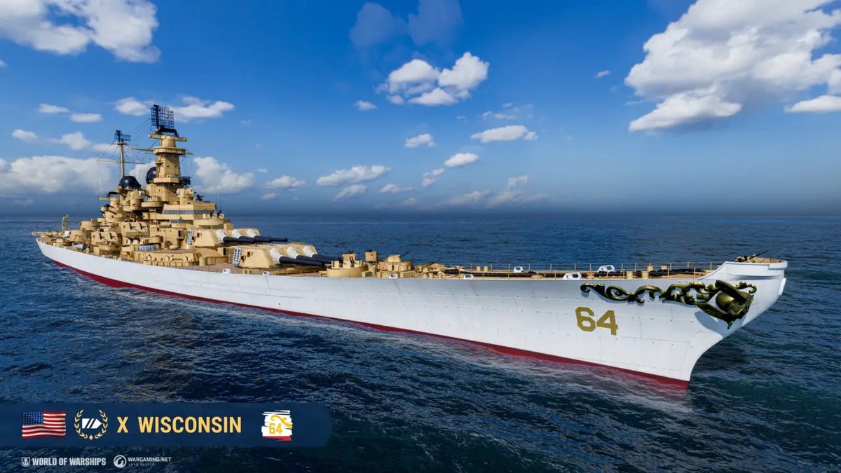 Prepare-se para navegar com imponência! 🚢 A atualização de abril do World of Warships traz o poderoso encouraçado Wisconsin para a batalha. ⚓️

@WorldofWarships
#GamerseGames

gamersegames.com.br/2024/04/11/wor…