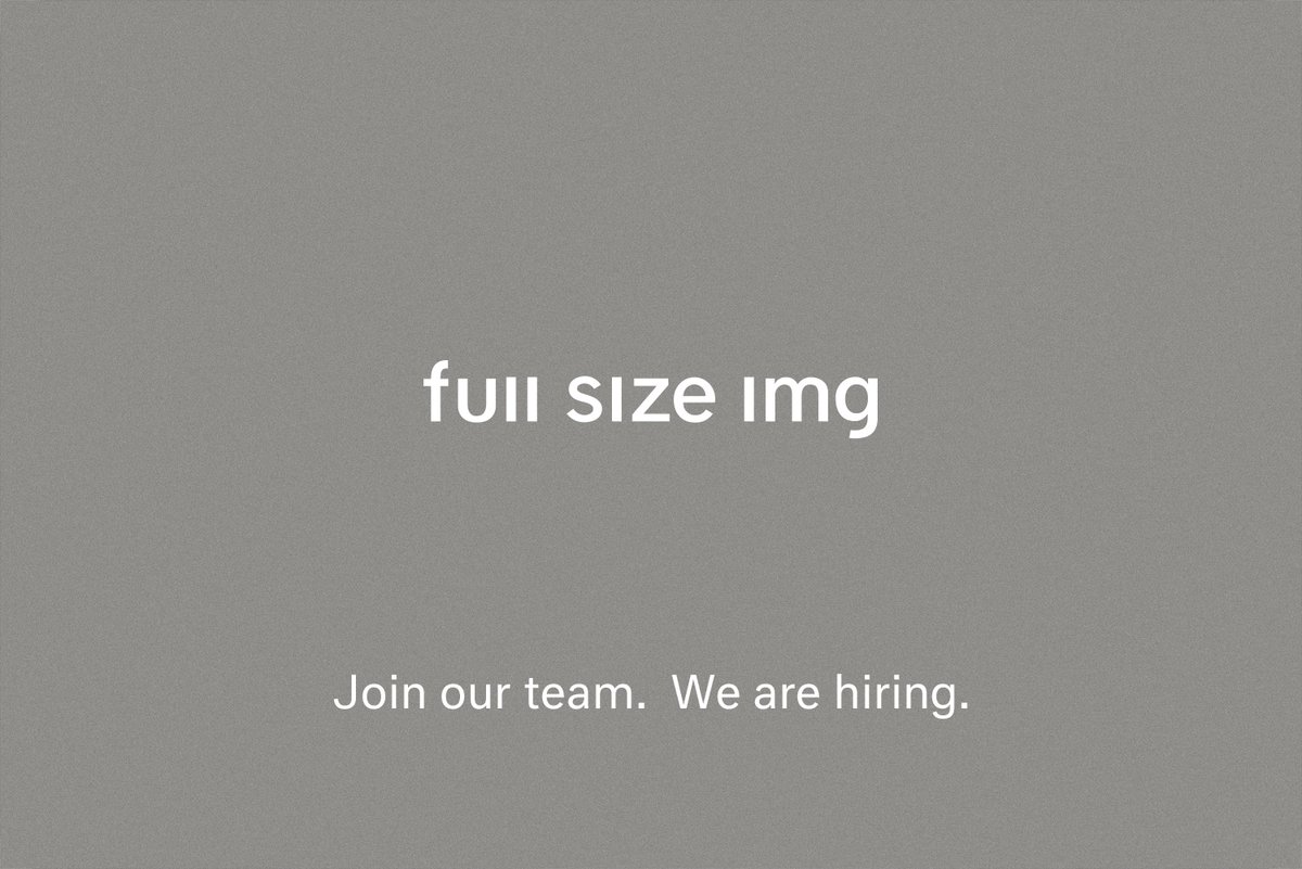 fullsizeimage's tweet photo. フルサイズイメージでは、一緒にクオリティの高いウェブサイトを作っていけるフロントエンジニアを募集しております。少数精鋭ですが、社のカルチャーに合う方をお待ちしております。

CINRA JOBよりご応募ください。
https://t.co/s0geCHovx0 https://t.co/r6aworZHSz