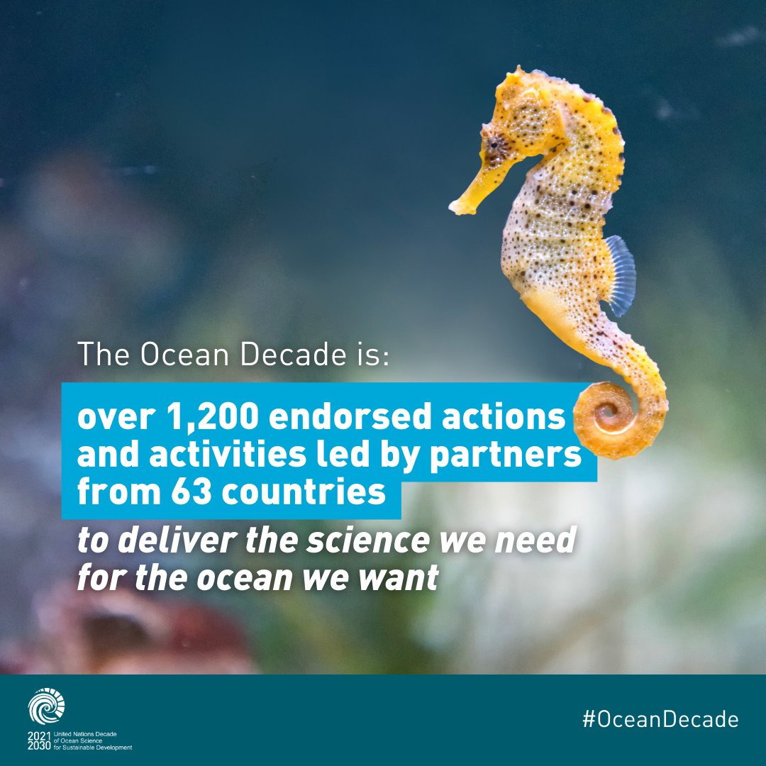 🙏 Thank you to @UNOceanDecade for hosting this important event and to all the participants we met to discuss how we can advance the science we need for the ocean we want and meet the #GlobalGoals