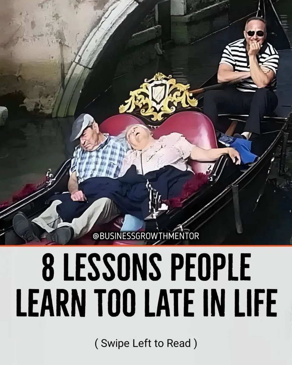 8 Lessons People Learn Too Late In Life...