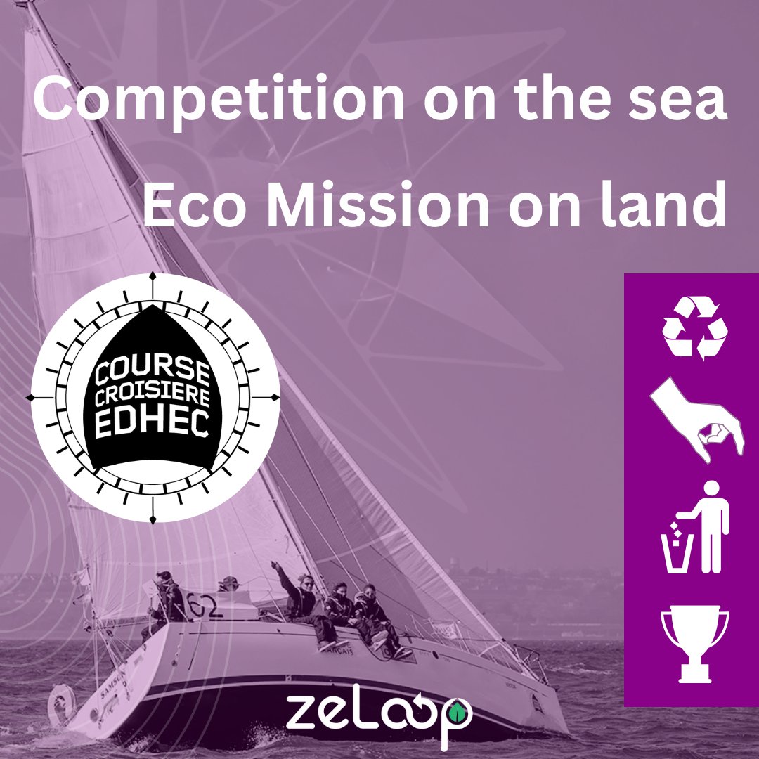 🌊⛵ Ride the Green Wave at EDHEC Sailing Cup! ⛵🌊 Excited to boost sustainability with our Recycling & Plogging Challenge! 🚮🏃‍♂️ Join us to safeguard our seas for a cleaner tomorrow. 🌱🌍 #EDHECSailingCup #GreenTide #EcoChallenge #CleanOceans #RecycleRevolution #zeLoop