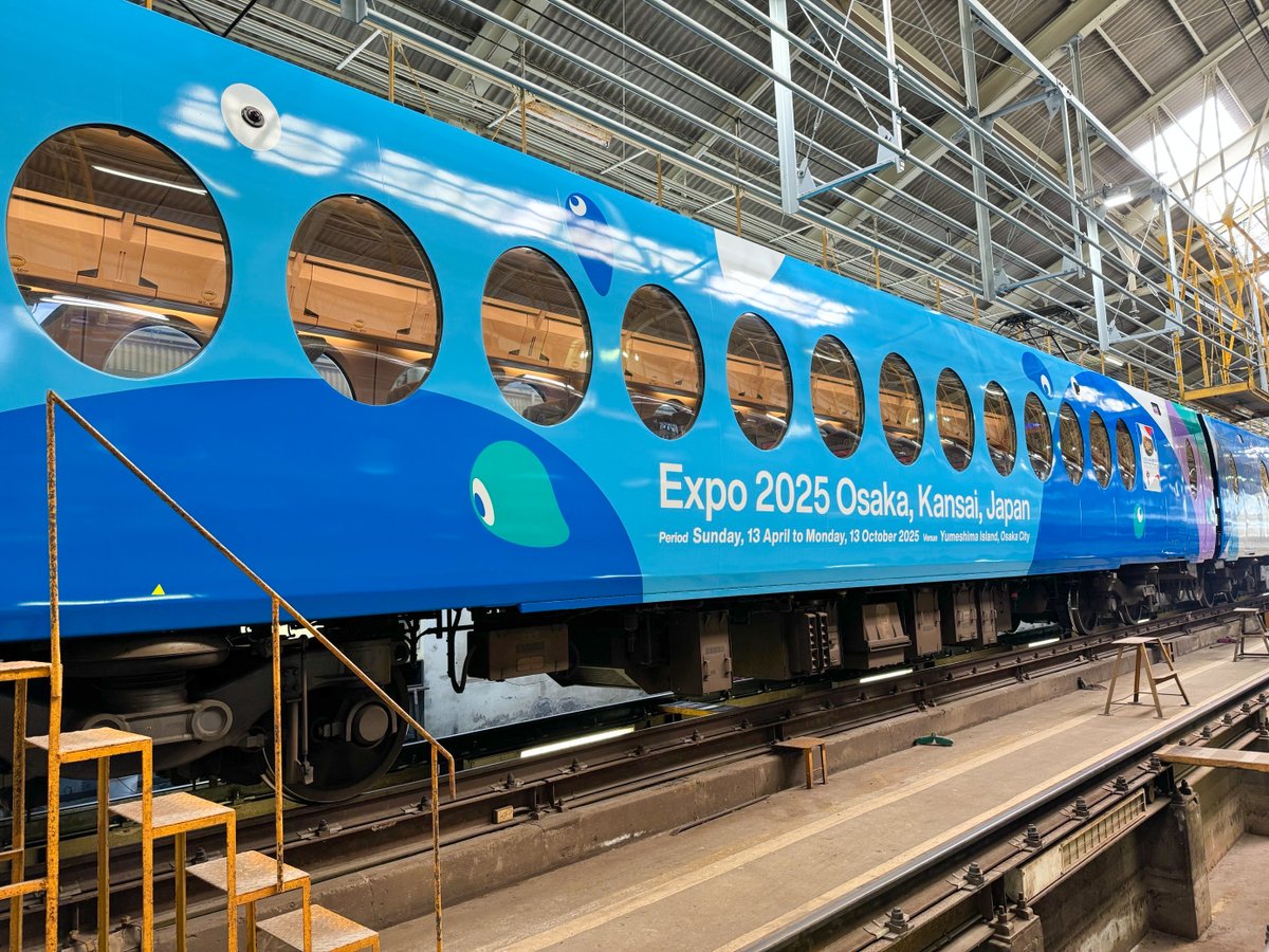 🚃ミャクミャク電車～ #南海電鉄 編～🚃 海沿いを走る #特急ラピート