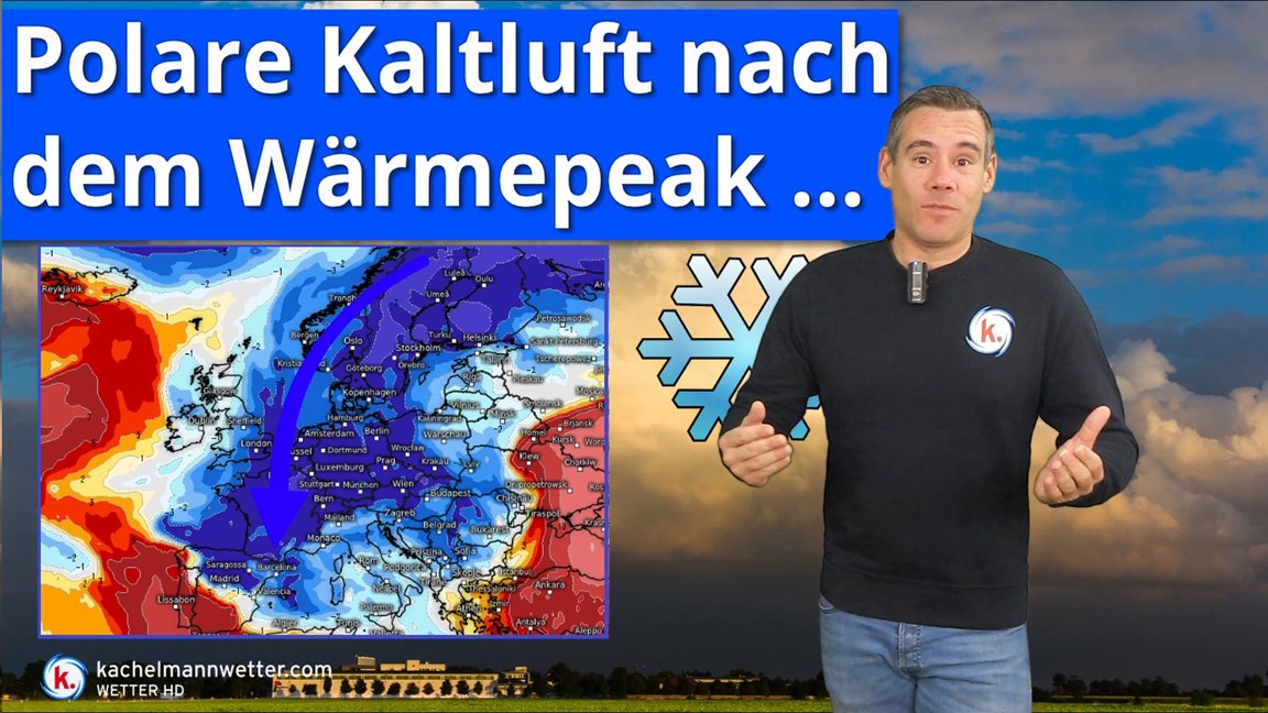 Nach Frühsommer am Wochenende kommt Polarluft nächste Woche Alles zur Wetterumstellung, die ab Sonntag von Norden eingeleitet wird, im neuen Video: youtube.com/watch?v=wDASWA… /FR