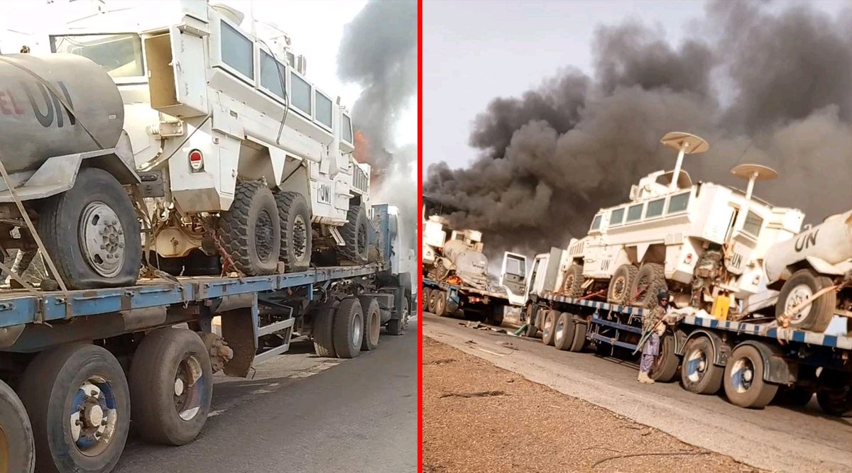 #النيجر 🇳🇪🚨 
2/04 | تنظيم #داعش يحرق عربتين مدرعتين تابعتين لقوات حفظ السلام وقتل سائقين بالقرب من قرية #بيتلكولي بمنطقة #تيرا.