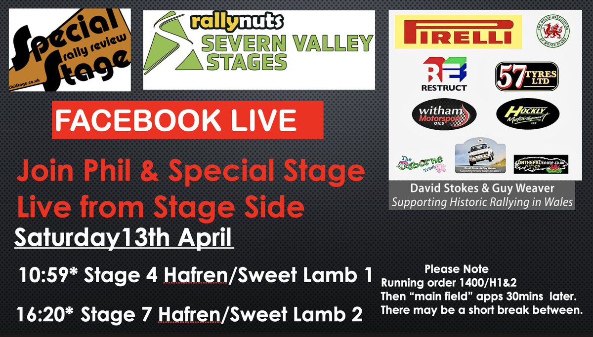 Catch up on @RallynutsStages with live action from the Hafren/Sweetlamb Stage 4 & Stage 7 capturing the drama on the last stage of the day as crews enter the water splash for the last time with @SpecialStageuk