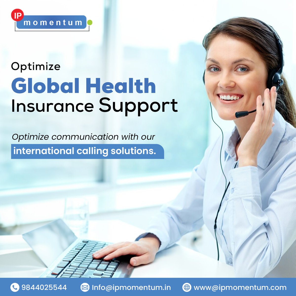 Revolutionize health insurance support worldwide with our cutting-edge international calling solutions! IPMomentum.com Strengthen coverage collaboration and ensure 24/7 global assistance with #IPMomentum. #HealthInsurance #GlobalCoverage #CommunicationSolutions