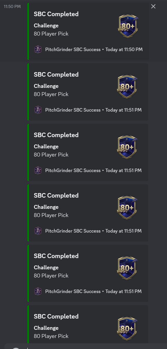 Are you guys tired of completing SBCs yourself and wasting time!? With Pitch Grinder you can complete 100s of SBCs while not even having to lift a finger. No grinding required. Sit back and get ready to pack players. Free trial available for a limited time! ✅