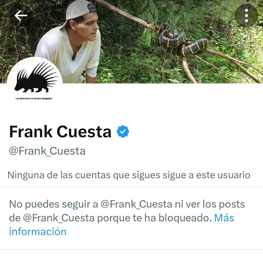 El usuario Frank Cuesta ha decidido interrumpir unilateralmente nuestra fructífera colaboración 😢