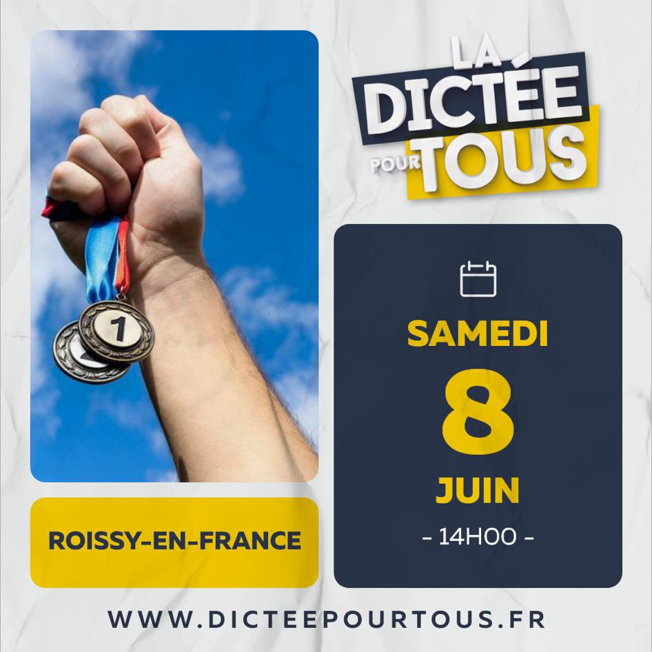 📝 Nous sommes heureux de vous convier à une nouvelle édition de la #dicteepourtous , accompagnée d’une #remise de prix. ➡️ #Exclusivité : Les gagnants seront conviés à la grande finale nationale #dictéepourtous dicteepourtous.fr #dictee #dicteepourtous #dicteedesjeux