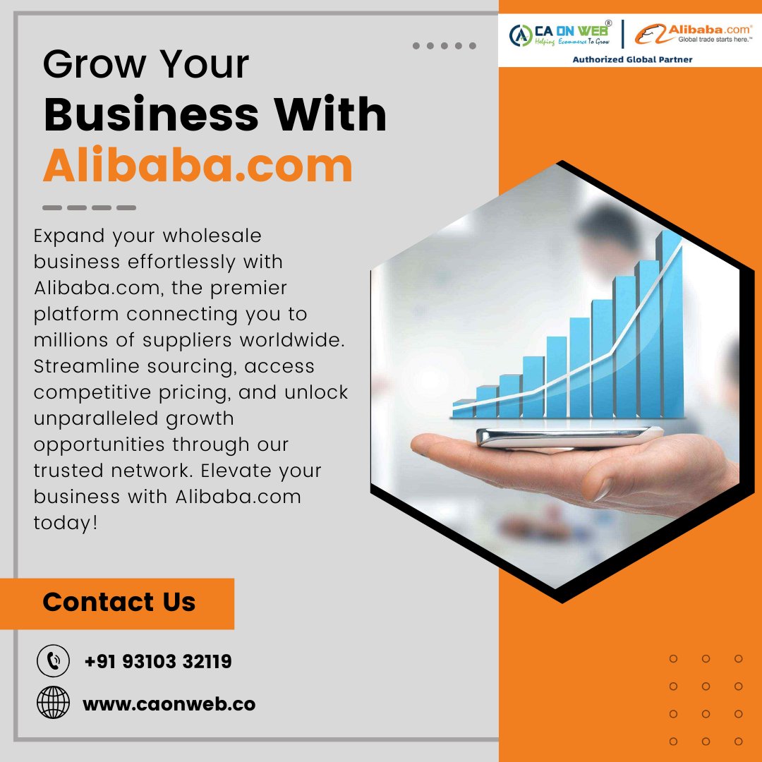 Grow your business with Alibaba.com

#alibaba #B2B #internationaltrade #businesssolutions #ExportersIndia #internationalmarketplace #growyourbusinessonline #globalbusinessopportunity #everyone
