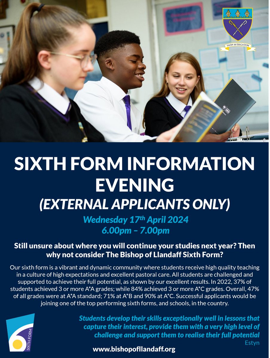 Are you in Year 11, and still unsure of where to continue your studies from September? 
See the attached information about our upcoming event for external applicants, and please do contact us if you have any queries.