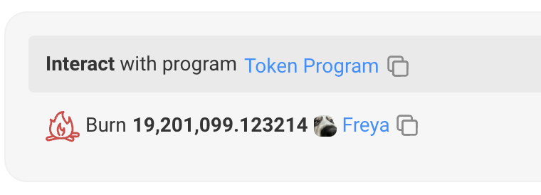 Freyadogsol's tweet photo. $FREYA just burnt 1.9%.  @yelotree still fading?! https://t.co/0YNlWcXhH1