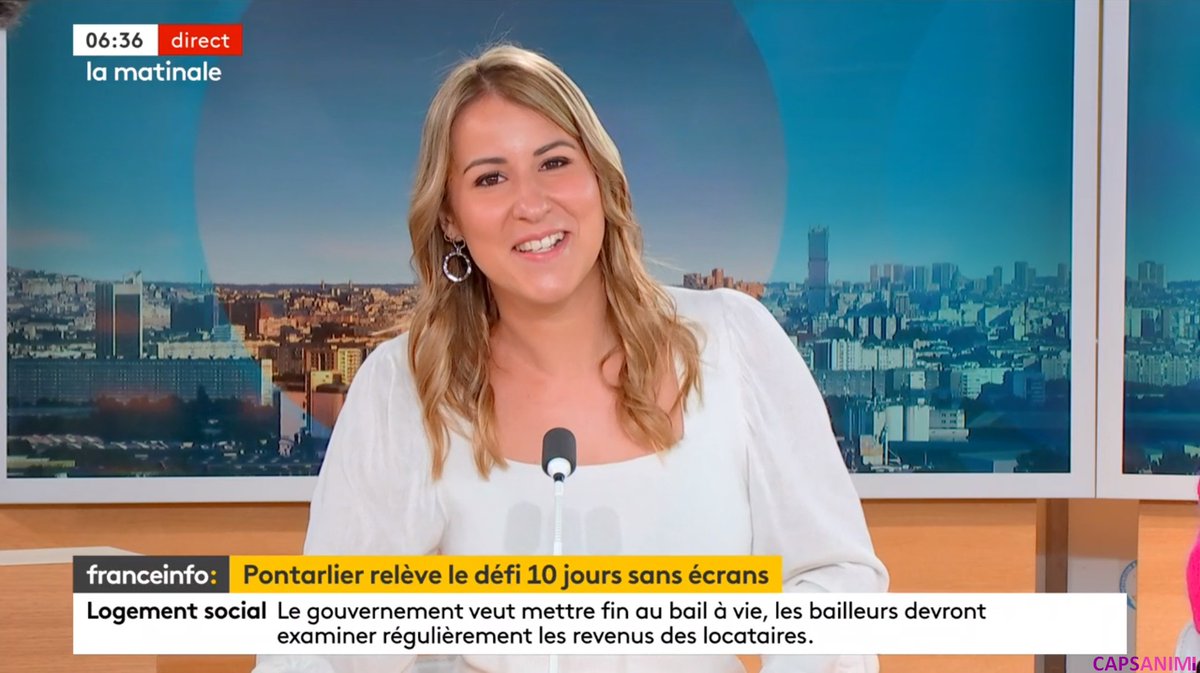 📺 @Louisepez ce matin dans le 6h Info sur France 2 & La Matinale sur France Info