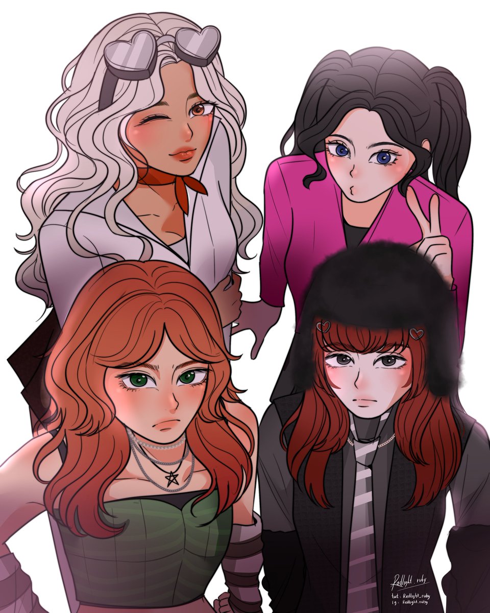 Redlight_ruby's tweet image. Ghost Hunter Squad👻🤺