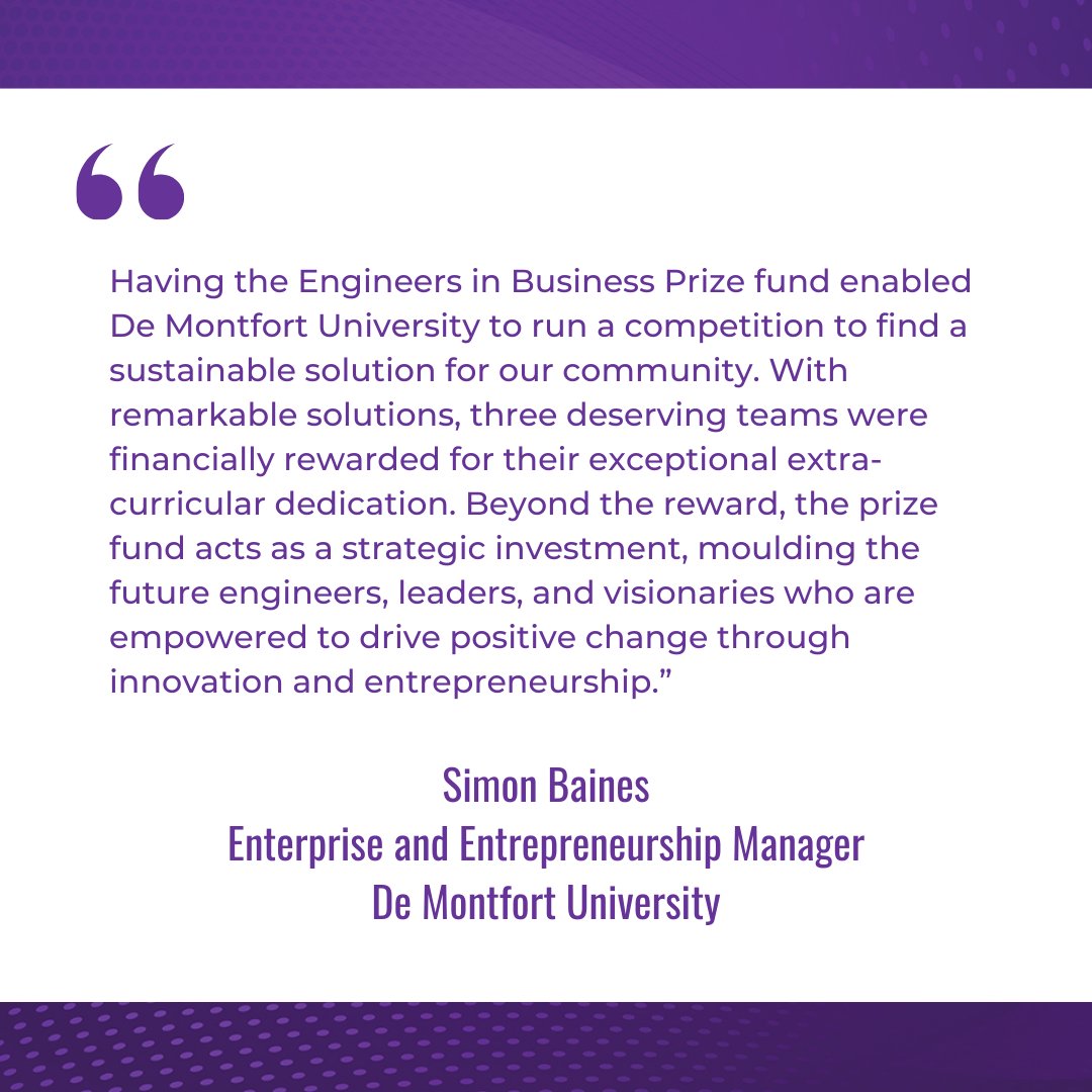 With a focus on sustainability, climate change and community the @dmuleicester used their #EIBC prize fund to run a hackathon tackling the issue of temperate rises in high rise buildings. 📈 Learn more on our website: pulse.ly/qeq0jq93bn #EntrepreneurshipCompetitions