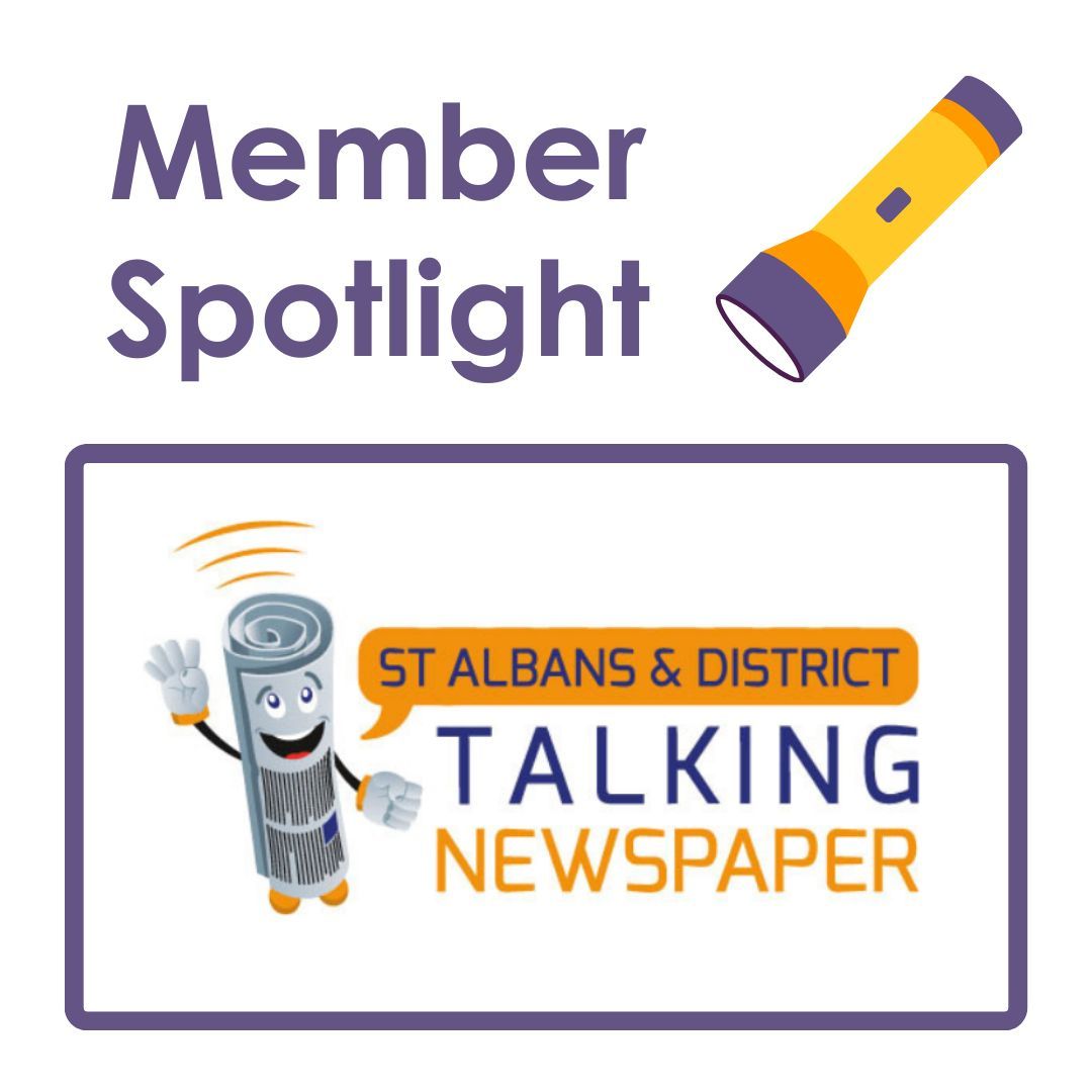 📣 #MemberSpotlight 📣 St Albans & District Talking Newspaper produces entertaining and informative audio programmes to help local residents keep up-to-date with what's going on in their area. Interested? Visit: buff.ly/3xxLh8W