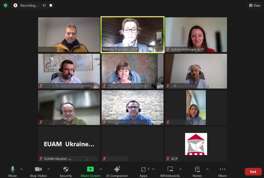 This week, #ACP hosted the online training on the Interplay of Climate, Environment and Security targeting @EUAM_Ukraine senior managers. Co-financed under the @eucti_eu