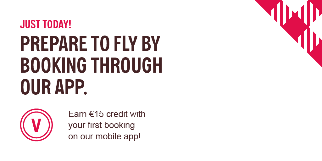 €15 discount on your first flight? Only in our app! 👉🏻 shorturl.at/qBHPS