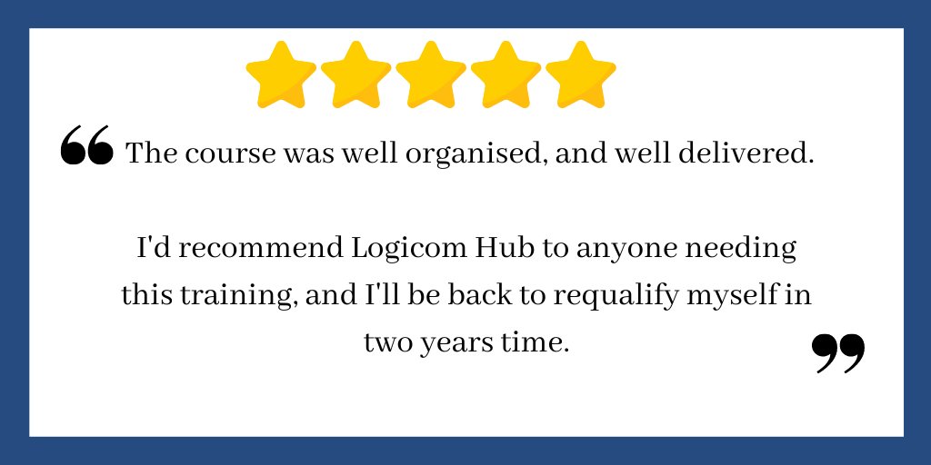 We appreciate our learner's taking the time to leave a review on our Google page . 'The course was well organised, and well delivered. I'd recommend Logicom Hub to anyone needing this training' #testimonial #feedbackFriday