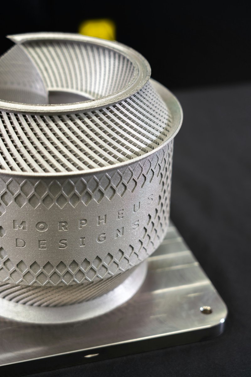 Our TEMPUS™ technology enabled a 38% build time saving for system-critical
component designed by Morpheus Designs  💪 
Download case study 🔗 bit.ly/49sVwZn
#AdditiveManufacturing #Metal3DPrinting