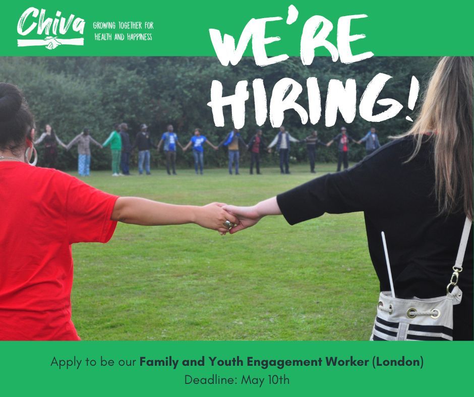 We're hiring! If you're London-based and have experience in social work, youth work or a related field, find all you need to know about this great opportunity at: chiva.org.uk/about/work-wit…