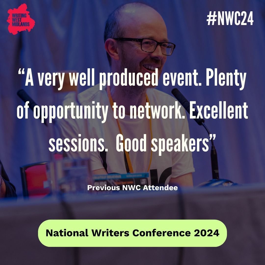 Join us at National Writers Conference 2024, an event that promises a day full of inspiration, support, and insider knowledge to help supercharge your writing career. 🎫To find out more click here: buff.ly/3TCHEpu #NWC24 #WriterDevelopment #WriterNetworking