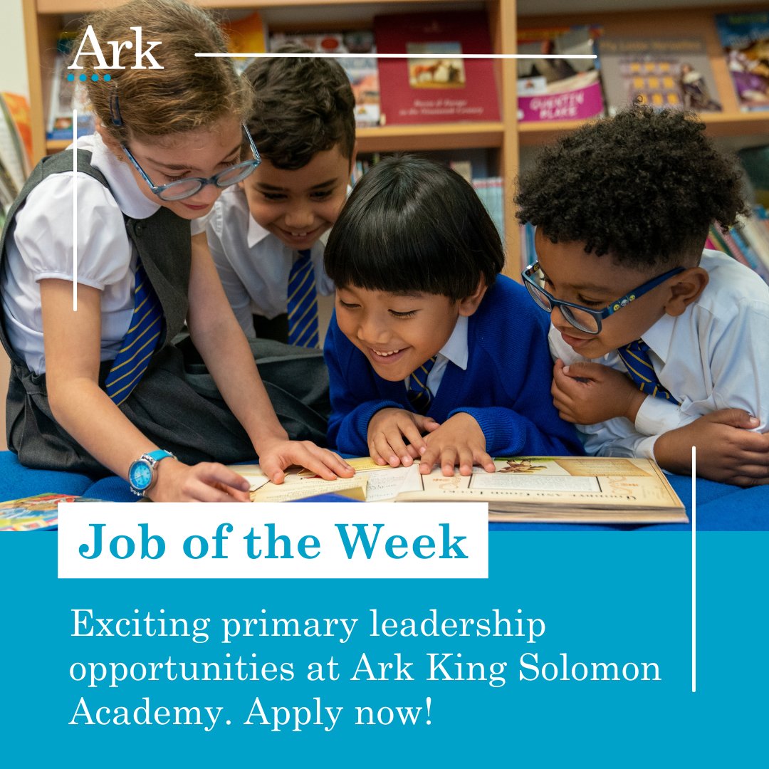 📢JOB OF THE WEEK📢 Exciting leadership opportunities at @KSA_Primary. Looking for a Primary Headteacher and Assistant Principal who would like to make an impact at a popular and high performing school in Westminster. Apply now! tinyurl.com/2s45p2cj