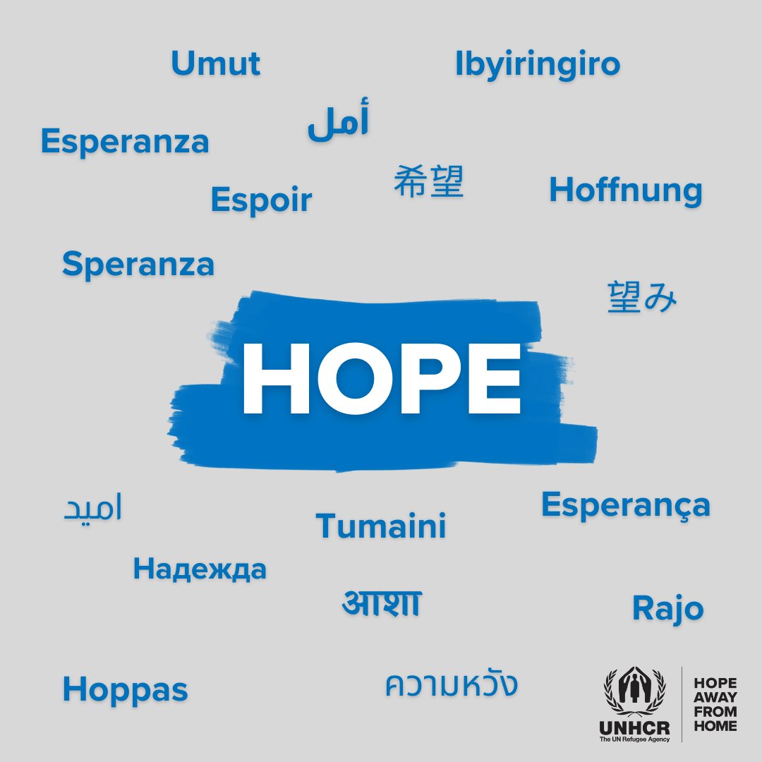 Today, amidst escalating conflicts and crises worldwide, hope is needed more than ever. We're working to ensure refugees and displaced people can find safety and #HopeAwayFromHome.