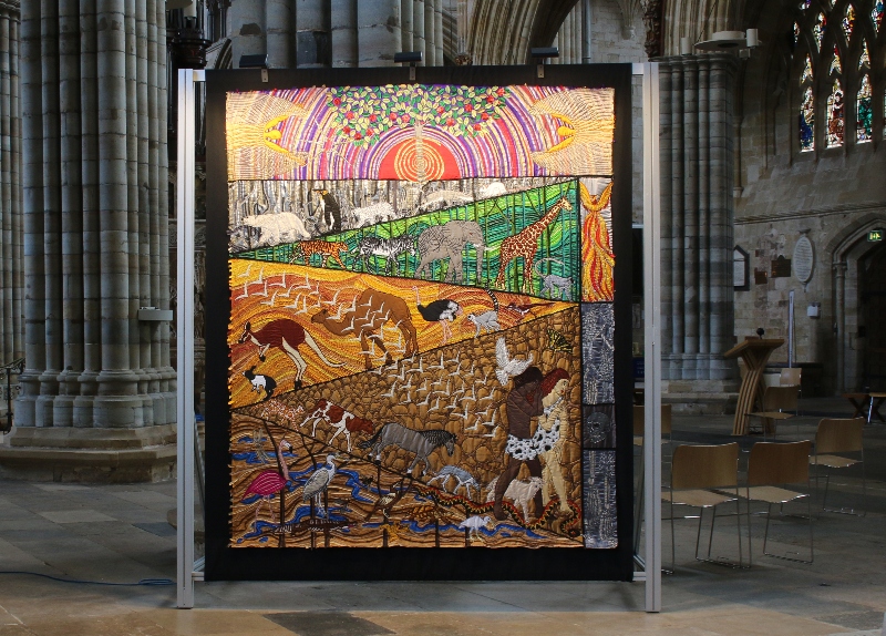 ‘Watch the Creation story unfold in glorious colour and complex design’ Baptist church member Jacqui Parkinson is helping people encounter the Bible through her dramatic textile art which is currently touring English cathedrals ow.ly/pTYb50RcUfH