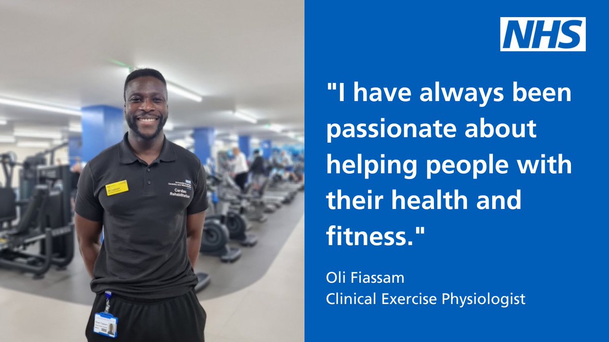 Becoming a clinical exercise physiologist meant Oli could use his knowledge and skills to help patients. Read his story - healthcareers.nhs.uk/explore-roles/… #NHScareers