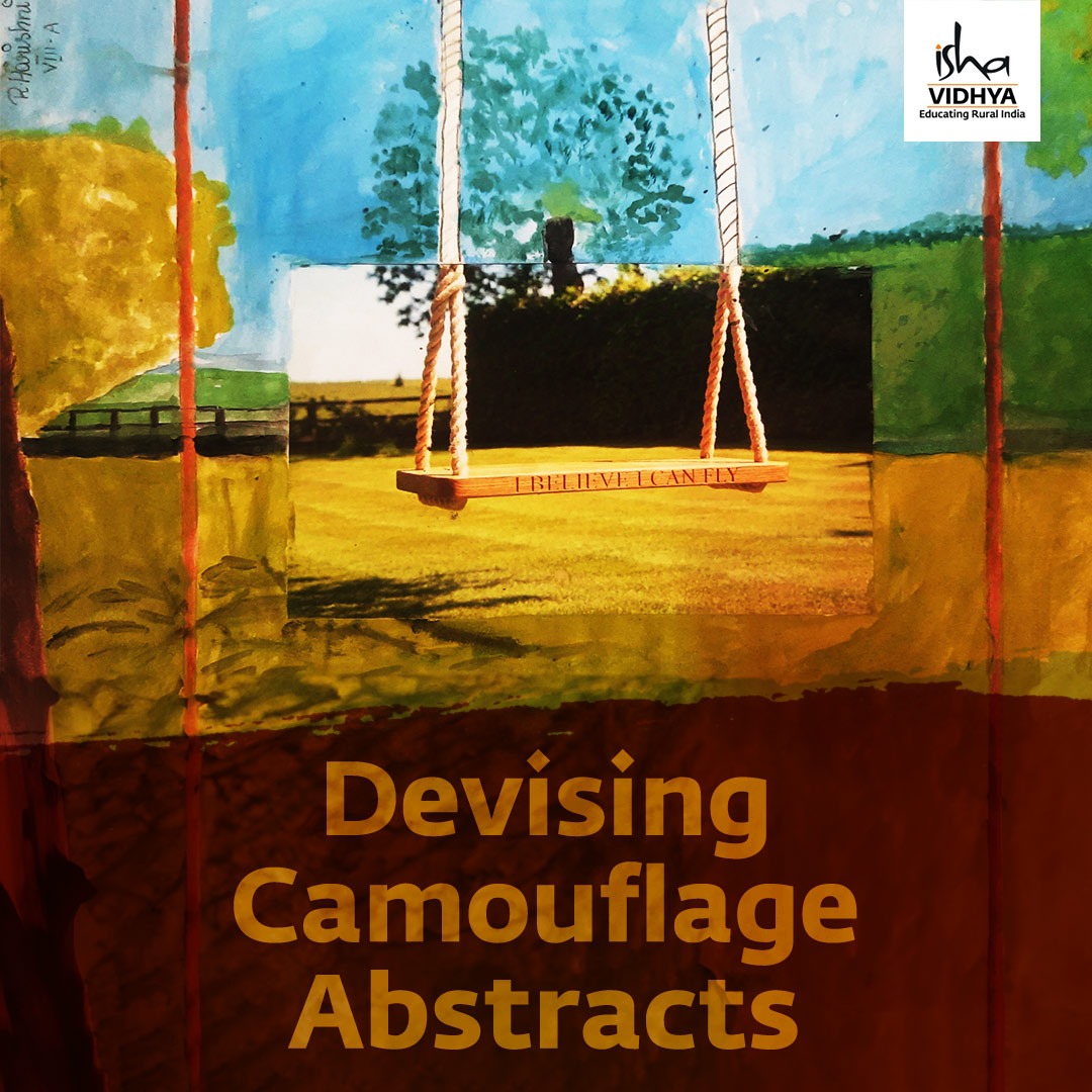 Students employ art to learn the meaning of camouflage – how to blend into the environment – by exploring the design, colors, and textures of a picture and then skillfully painting an extension to it. This activity hones their observation skills and fosters creative expression.