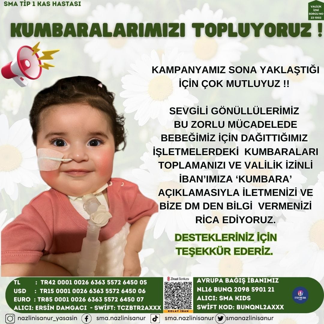 📌 DUYURU KUMBARA BİLGİLENDİRME Kıymetli destekçilerimiz, sizlerin destekleriyle kampanyamızın tamamlanmasına çok az kaldı. SON %3... 🤲 Dağıtılan & işletmelerinize koyduğunuz, Kumbaralarımızı, toplayarak, bağışları Valilik Onaylı ibanımıza ' Kumbara ' açıklaması ile yatırarak,…