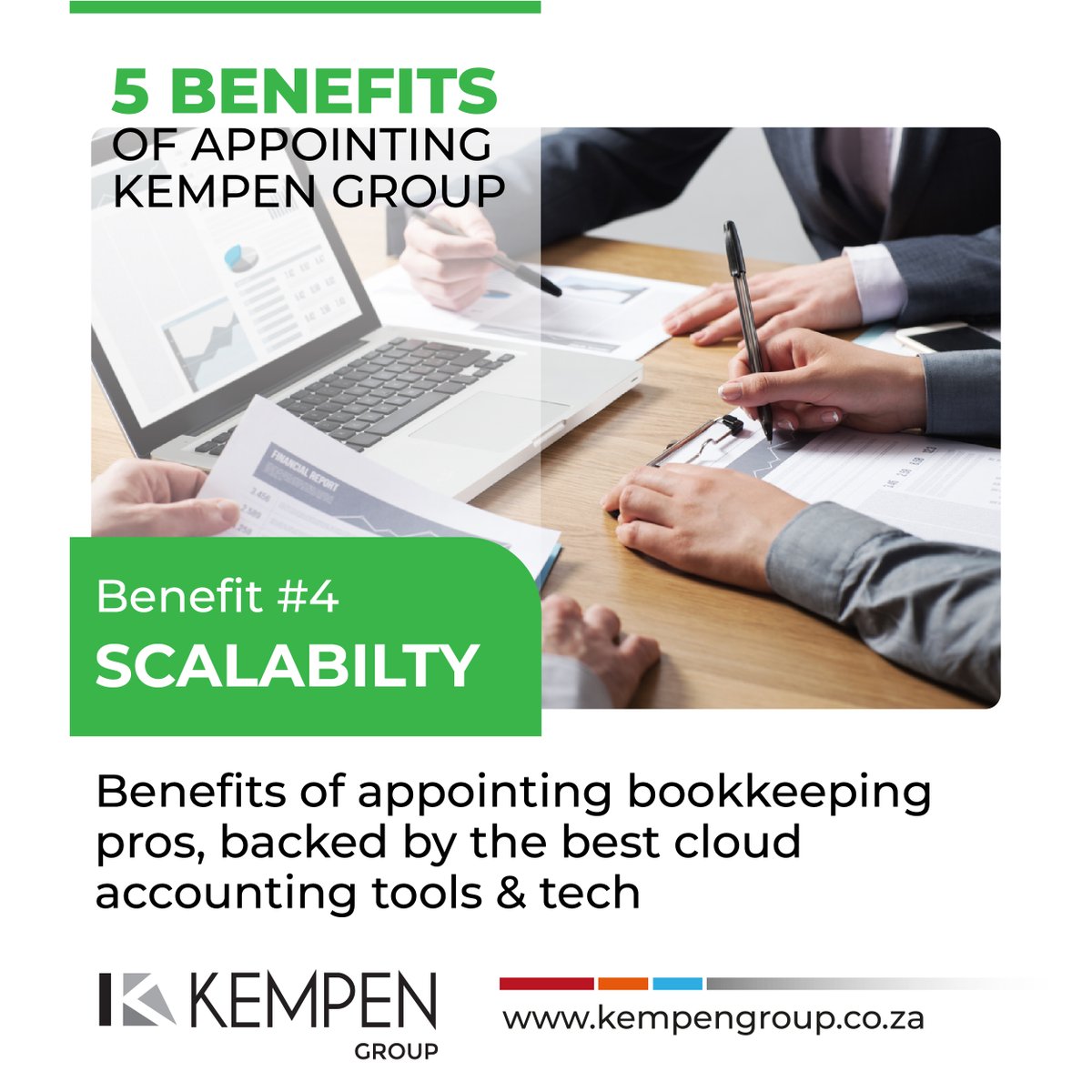#Cloudaccounting tools are scalable, ensuring they can adapt to the growth of your business. This flexibility enables #KempenGroup to provide the necessary support as your business expands.

Let us know how we can assist:
📱082 940 6700
📧ignus@kempengroup.co.za

#KempenOnline