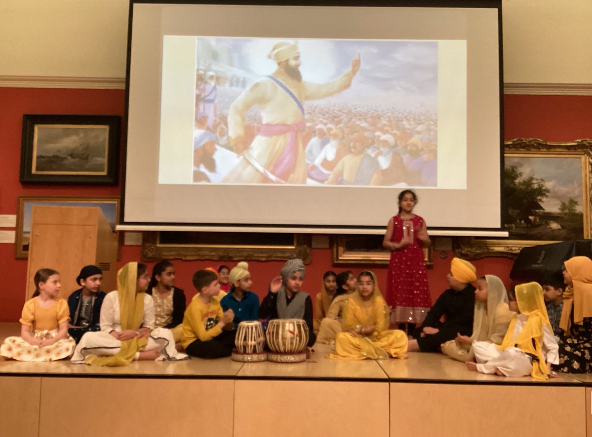 A brilliant Vaisakhi performance at Leicester Museum and Art Gallery by Falcons Primary School pupils, Thank you to everyone who came and participated to make this day a great success!