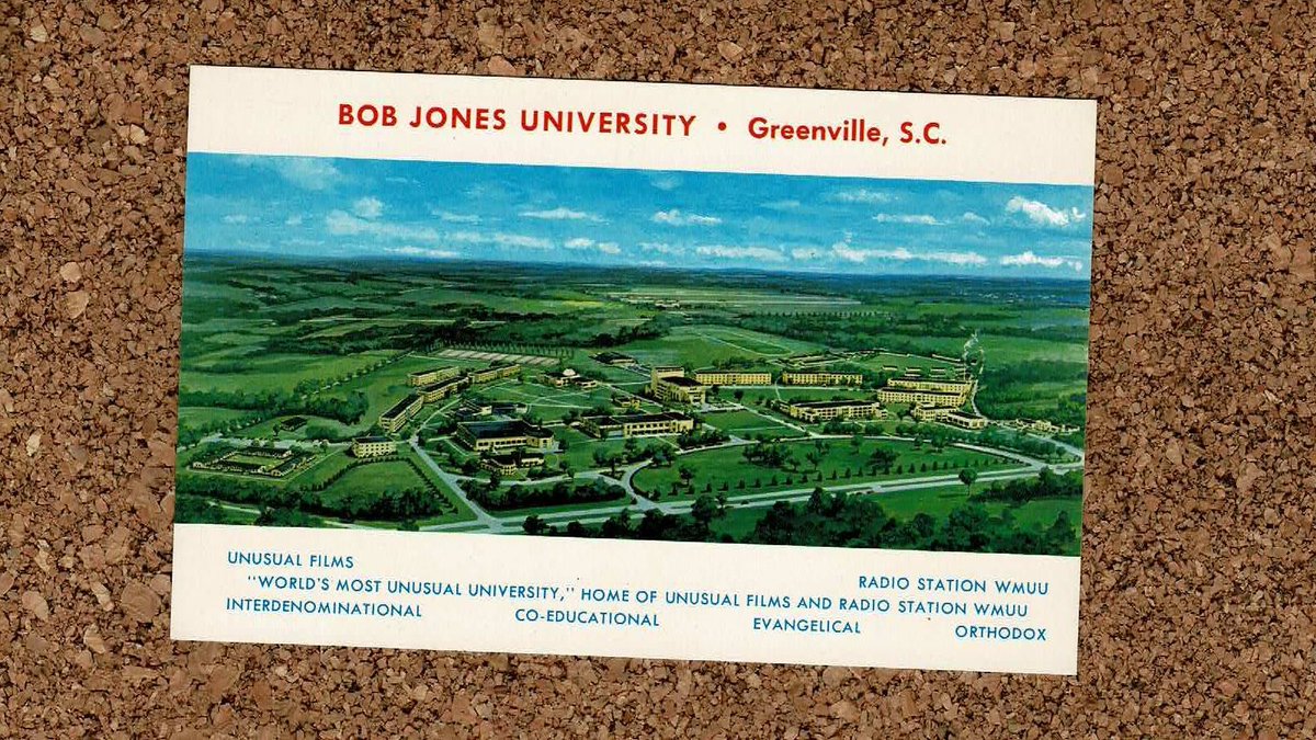 NEW on Wonkhe: Higher education postcard – Bob Jones University wonkhe.com/blogs/higher-e…