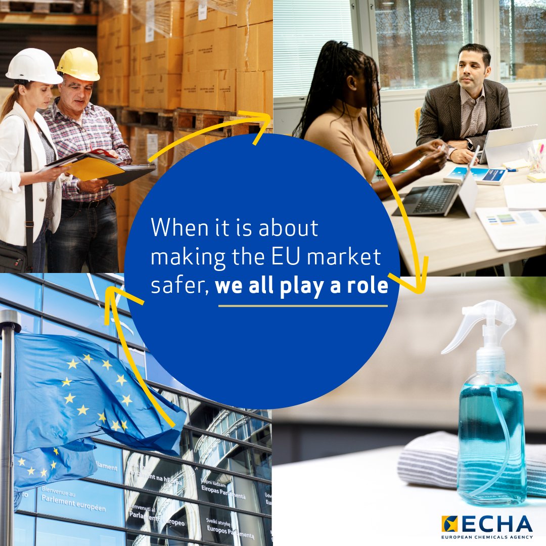 When it comes to ensuring product safety on the EU market, we all have a role to play. Thank you to #UCTL, @AISE, @thePSCI, @Cefic, and @BeeLifeEU for engaging in fruitful discussions on enforcing #biocides. Check workshop materials -echa.europa.eu/-/workshop-on-… #ChemicalSafetyEU