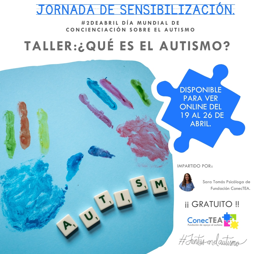 Taller: ¿Qué es el Autismo? ♾️

Disponible para ver, desde el 19 de abril hasta el 26 de abril.
Para: Alumnado, profesionales y familias.
Modalidad: On line (GRATUITO).

Os dejamos el enlace:

⬇️💙⬇️♾️⬇️💙⬇️ forms.gle/iU8yVKCRusaYAv…

Estamos #juntosenelautismo #Autismo #TEA