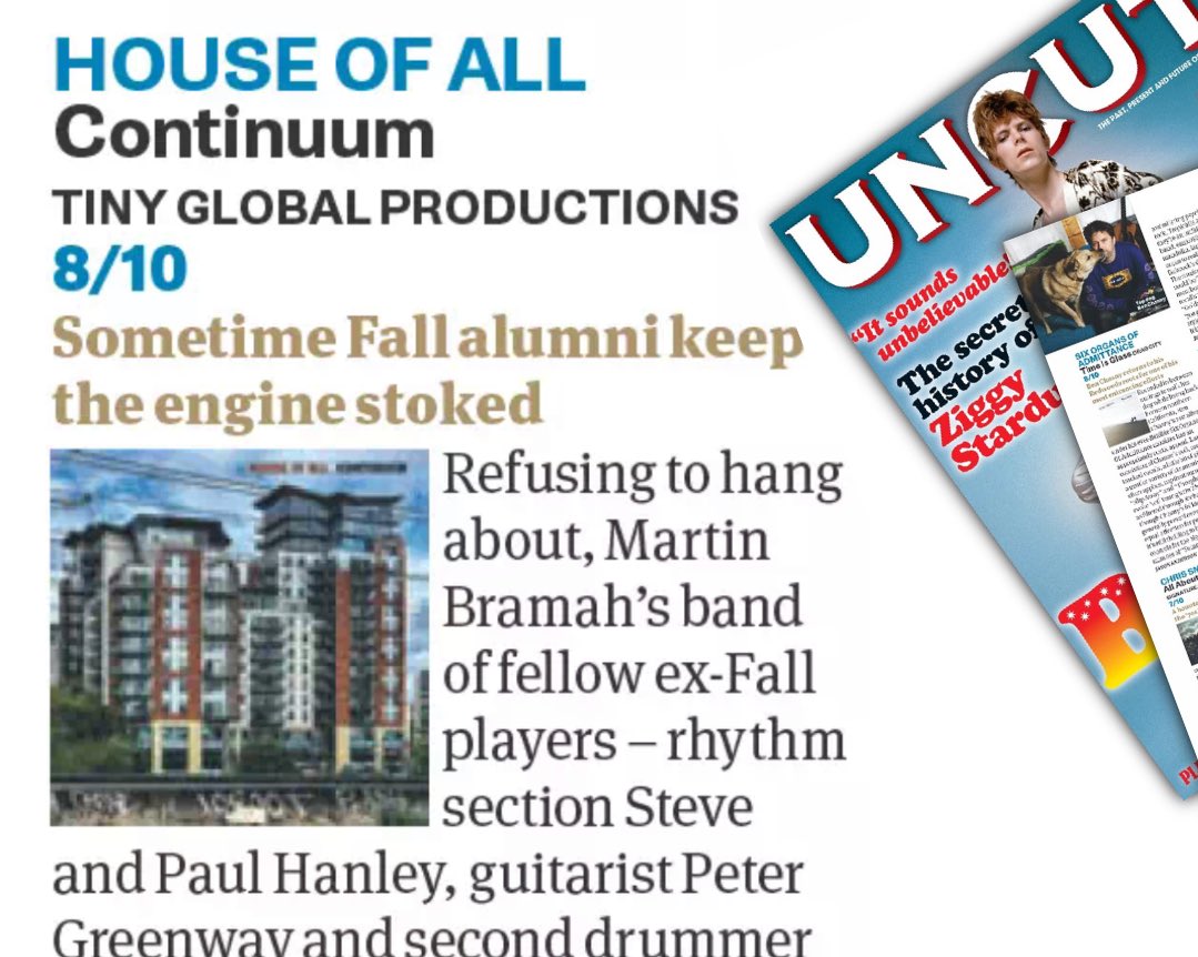Great HOUSE Of ALL <a href="/uncutmagazine/">Uncut Magazine</a> review in! You’ll have to buy it to read it all. They kick off the album tour TONIGHT <a href="/Leadmill/">The Leadmill</a> Sheffield. Not many tickets left