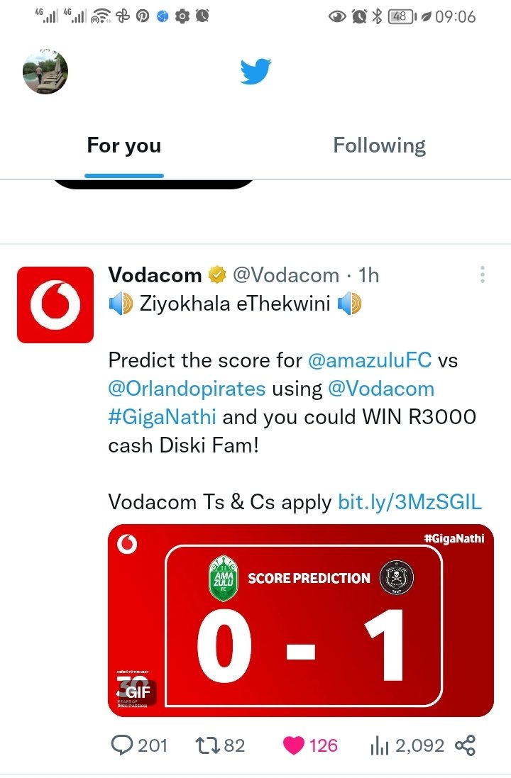 kuda_lance's tweet photo. @Vodacom @amazulufc @orlandopirates https://t.co/RU8jUh9yQ8