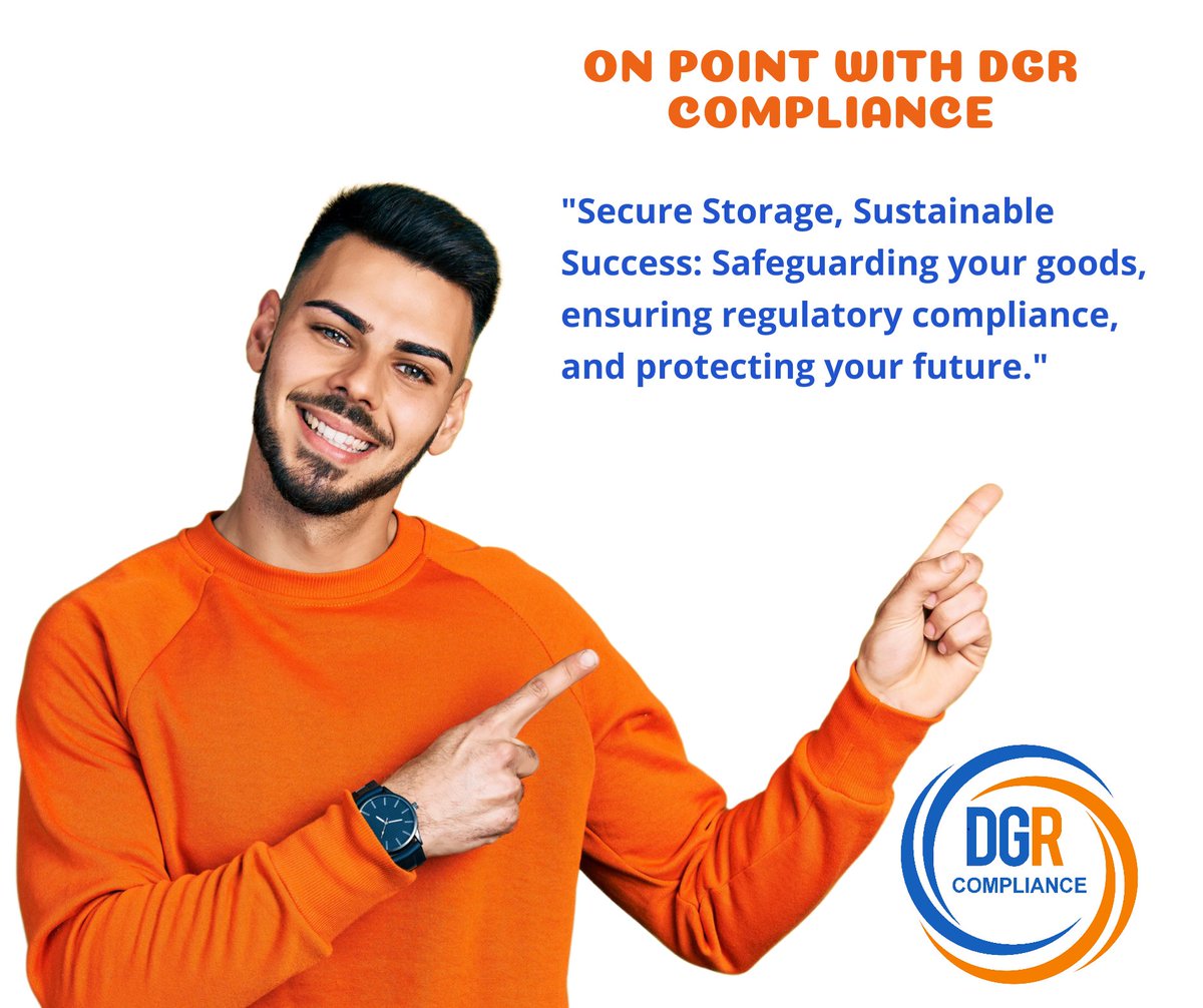 dgrcompliance's tweet image. On Point with DGR Compliance!
Safeguarding success begins with secure storage. Embrace DGR Compliance to protect both your goods and your future. 
#SafeStorageSolutions #DGRComplianceJourney