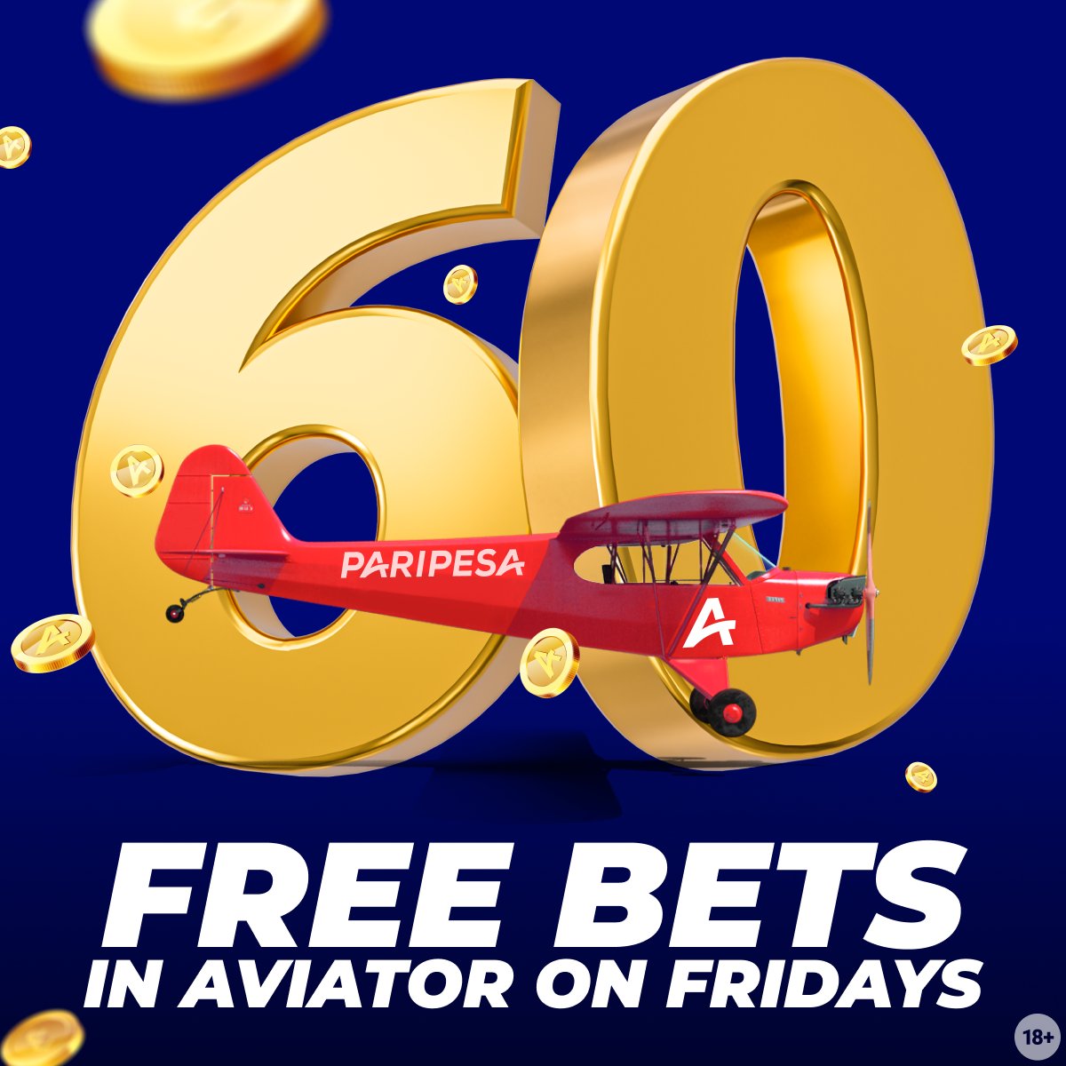 ✈️60 FREE BETS IN AVIATOR ON FRIDAYS! 👌All information on PariPesa! 🛫 m.paripesa.bet/176 #paripesa #aviator