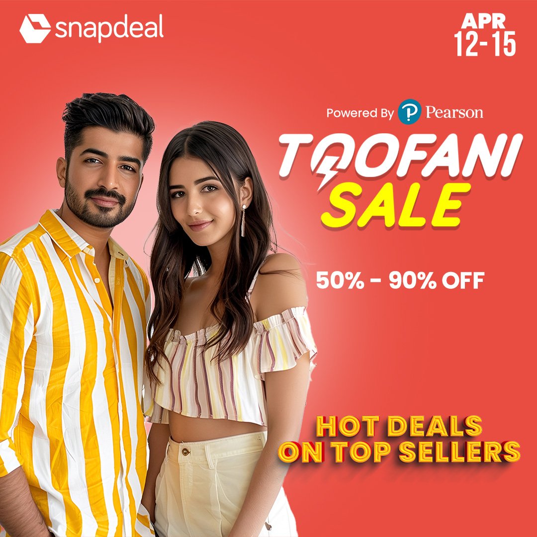 Toofani Sale is live! START SHOPPING m.snapdeal.com/feed?liveFeedI…