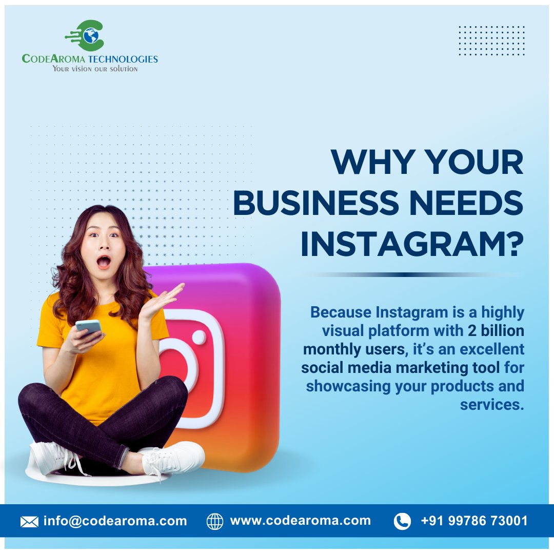 CodeAroma's tweet image. Ready to take your business to the next level? See why Instagram is essential for success. ❤

.
.
.

#business #entrepreneur #marketing #smallbusiness #entrepreneurship #MIvsRCB #MankindBaisakhiFilm #Opportunist_Rajnath #HaathBadlegaHalaat #NARZO70Pro5G