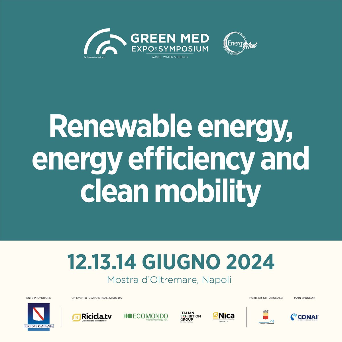 L’Italia è il terzo produttore di #energierinnovabili in Europa mentre il sud dell’Italia è la principale fonte di #energiaeolica contribuendo a traguardare gli ambiziosi obiettivi di #decarbonizzazione fissati dall’Europa.
Incontra le aziende al Green Med Expo & Symposium