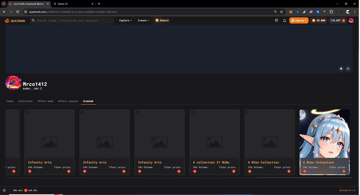TrnPhmNhtQu1's tweet photo. Yep! Deploy a token or NFT collection on #Quai using #QuaiNoCode deployer is very easy, with just a few steps you can create a token & NFT with the name you want.
I also deployed a token and NFT of my own using #QuaiNoCode but it seems I did something wrong and my NFT is still not working.
You can try it here 👇! Wishing you an enjoyable ❤️experience! https://t.co/Y0ZAfYrtos