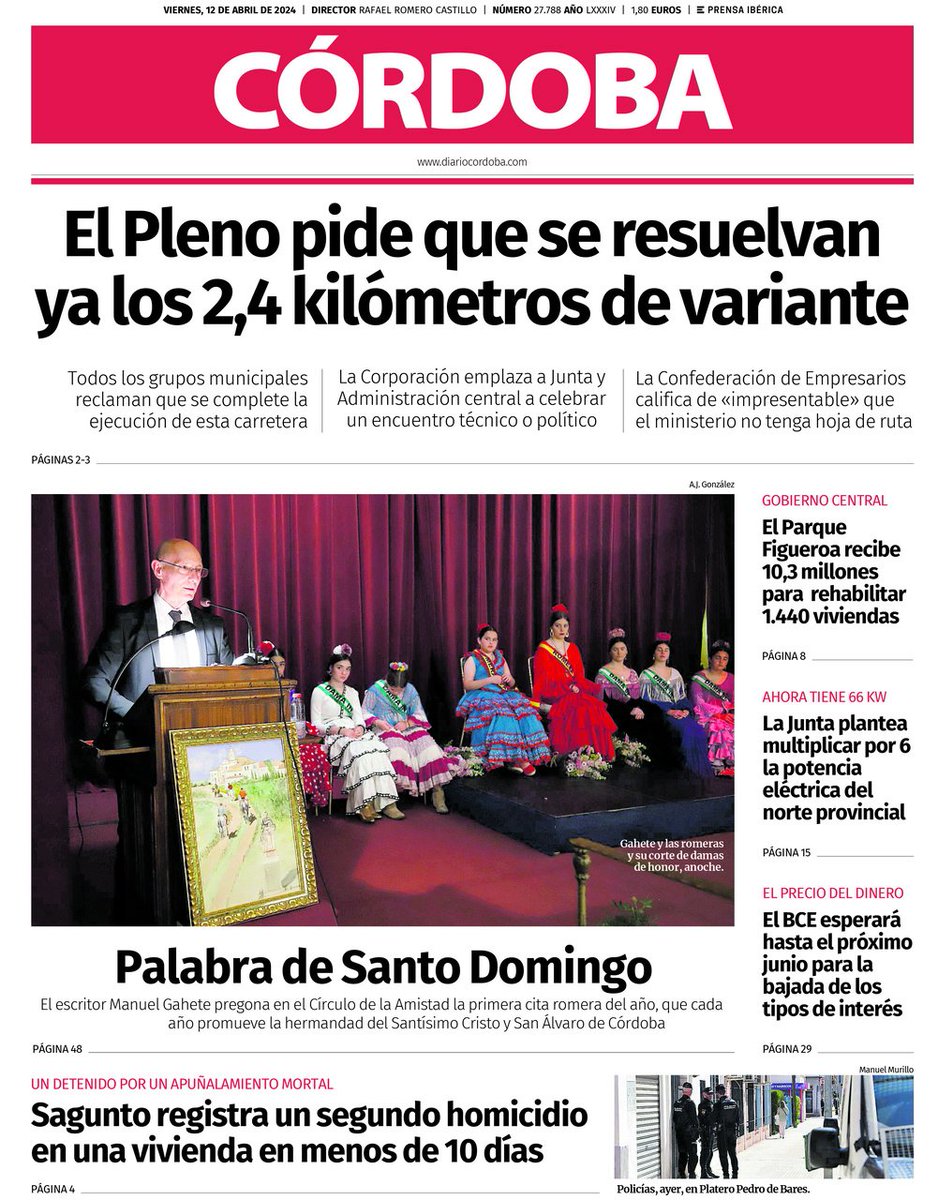 📰 EN PORTADA / Así viene la prensa en el día de hoy 👇