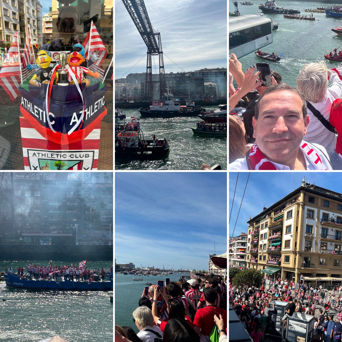 👏👏Con catorce disfrute de la anterior Gabarra 👏👏Ayer pude volver a disfrutar y recordar aquellos momentos con un poco de mas juventud acumulada 🤪 💪Enhorabuena al @AthleticClub y a todo #Getxo por la celebración tan sana que tuvimos ayer. #AupaAthletic