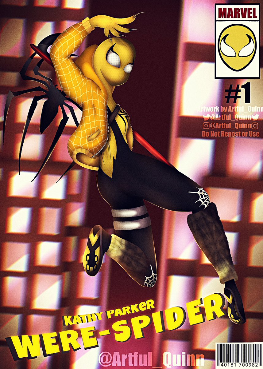 Spidersona - The Amazing Kathy Parker (Were-Spider) Issue #1

'My name is Kathy Parker and l've been Albany's one and only Spider-Woman,'

#spidergirl #spidermanoc #spidermanacrossthespiderverse #spidersona #spiderverse #digitalart  #art #atsv #atsvart #spiderverseart